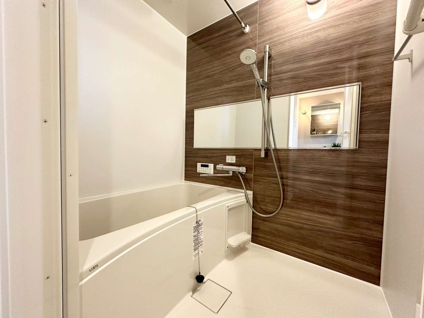 新しくなったバスルーム。